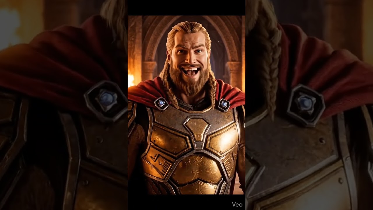 new viral thor reel in short cartoon with ai video hulk 