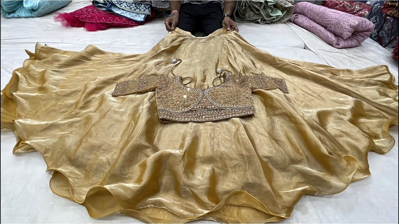 Chickpet Bangalore wholesale designer lehangas ||Single piece courier available