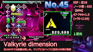 [DDR A3] Valkyrie dimension(ESP)足18(足元付き)【No.45】