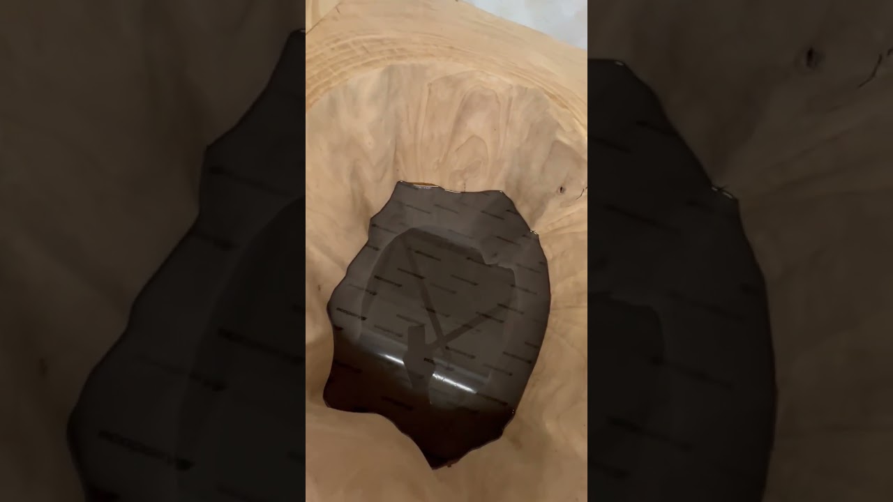 First Pour Of Our Custom Deer Skull Table!!!