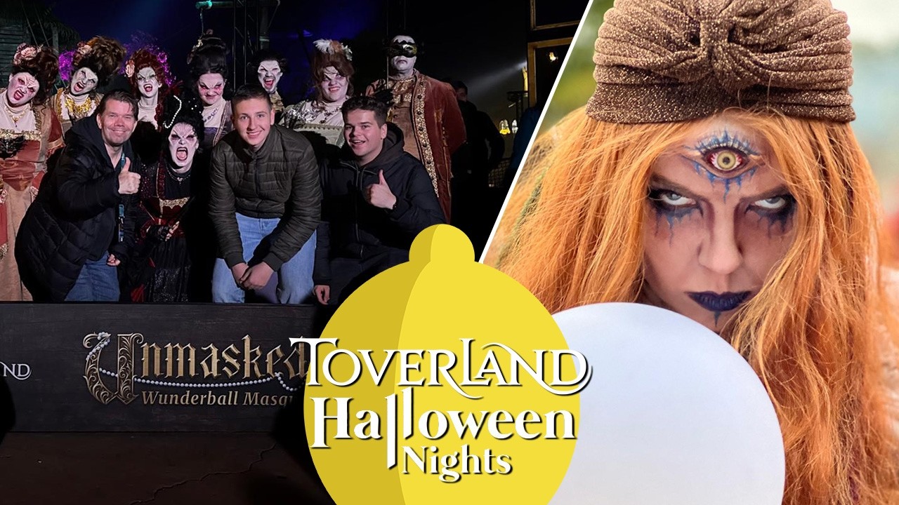 🎃Toverland Halloween | waarzegster voorspelt einde Zitronevlog | Rens valt en breekt arm | Unmasked