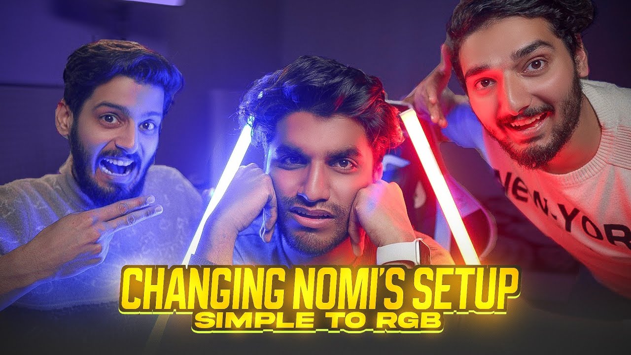 Nomi ka setup RGB kartay huay | Nomi | RGB feat @DadduCharger @nomiofficial