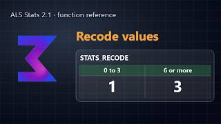 STATS_RECODE Function Reference: Recode Values into Groups in Google Sheets (ALS Stats)