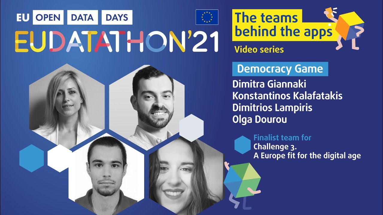 Meet the EU Datathon team behind 'Democracy Game' (2021) - YouTube