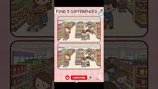 #short Test Your Eyes: 5 Differences Game | Find 5 Points #114