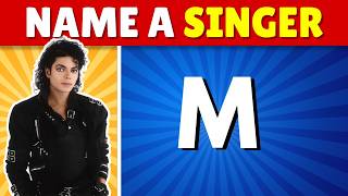 Can You Name 3 Celebrities for Every Letter 🎬🎤 | Actors, Actresses &amp; Singers Quiz | 😱 A–Z Challenge
