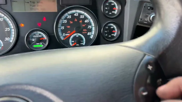 How to access 2017 Freightliner Cascadia fault code menu for active codes without Detroit scan tool