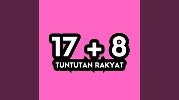 17+8 Tuntutan Rakyat