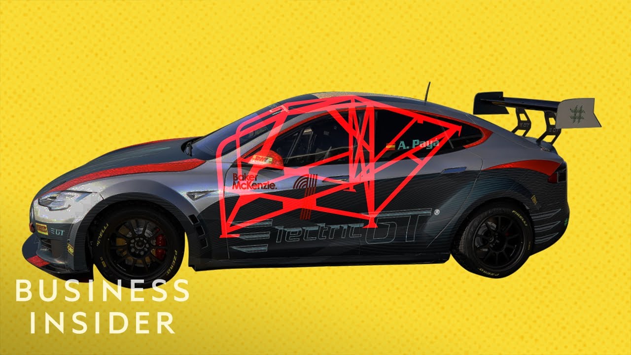 Inside The First-Ever Tesla Race Car