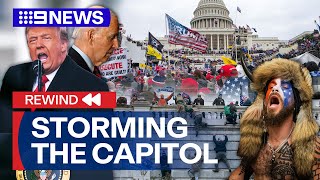 'Trial by combat': Five years on from Capitol attack | 9 News Australia
