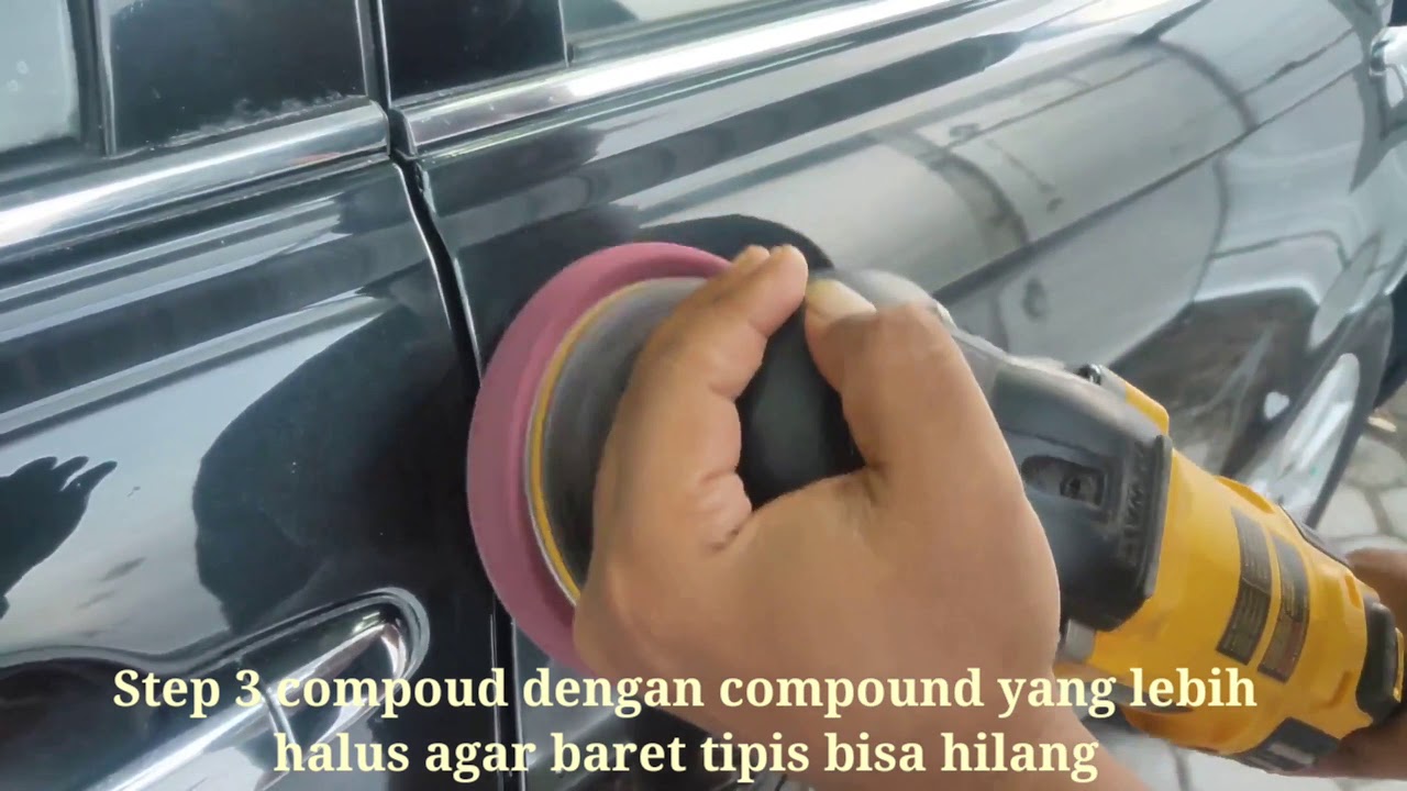 Cara menghilangkan baret pada mobil || tutorial || proses