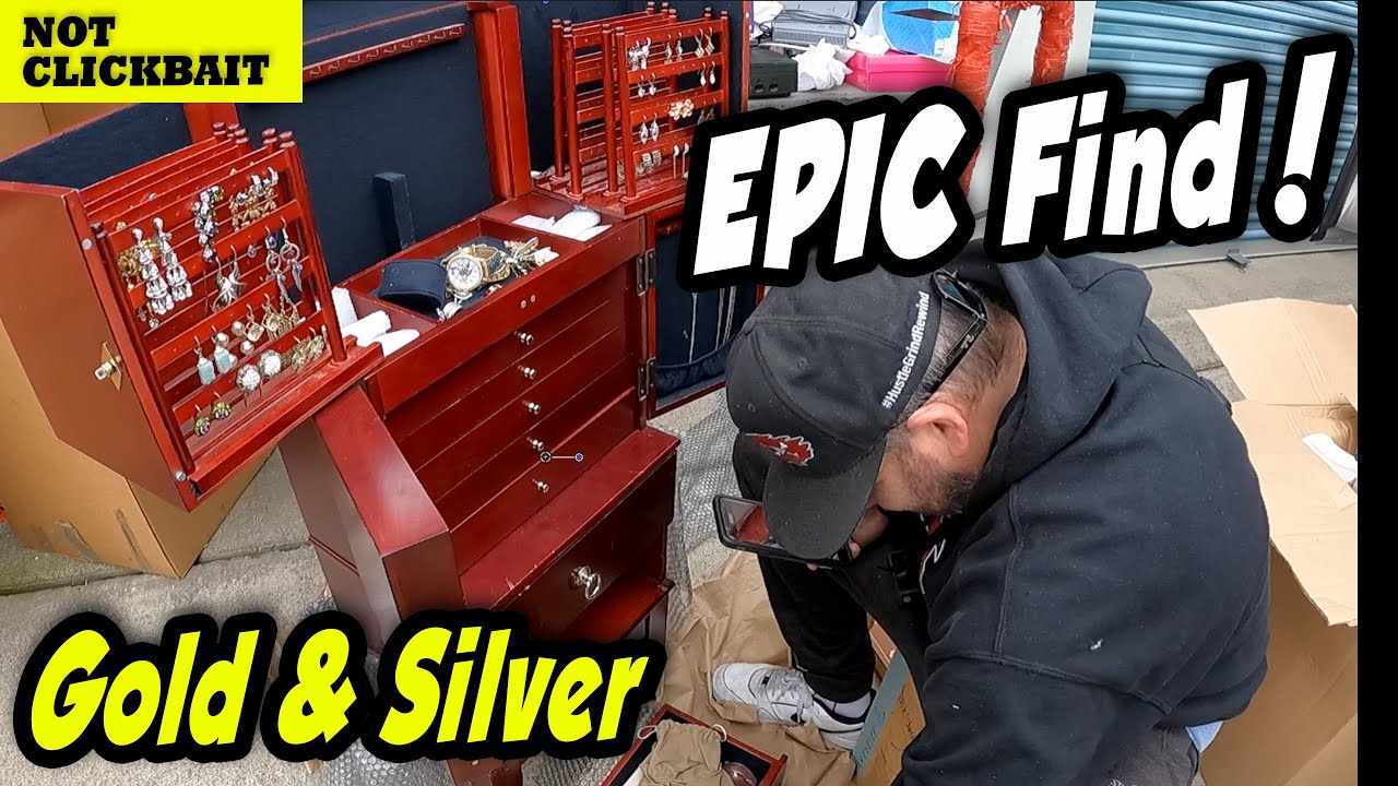 ЭПИЧЕСКАЯ золотая и серебряная жила, найденная в шкатулке для украшений из шкафчика аукционного х...