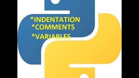 Syntax In Python | Indentation,variables and comments in python |#4
