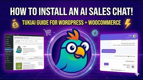 How to Install an AI Sales Agent on WooCommerce (TukiAI Guide)