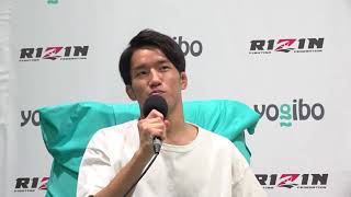 Yogibo presents RIZIN.28　朝倉海　試合後インタビュー