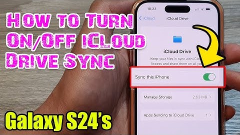 iPhone 15/15 Pro Max: How to Turn On/Off iCloud Drive Sync