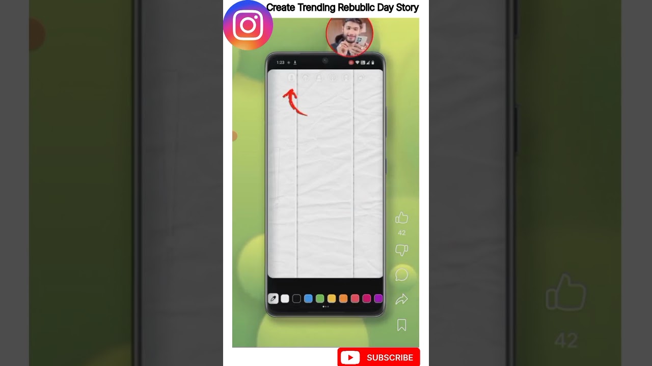 🗣️: Create Trending Rebublic Day Story on Instagram, 🔐🔐🔐 26 January 🖤❤️ Banao Or ho jao Viral.