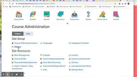 How to Create Widgets for Google Meets on Brightspace