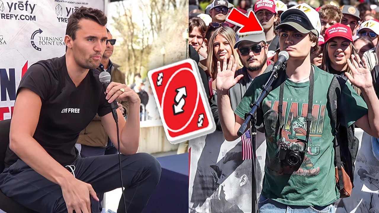 Charlie Uses Uno Reverse Card to Crush Trump Hate Rant