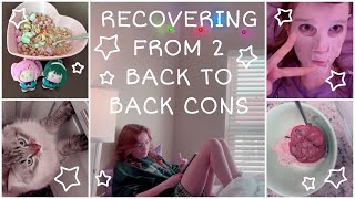 POST-CON SELFCARE MINI VLOG | recovering from two cosplay conventions back to back