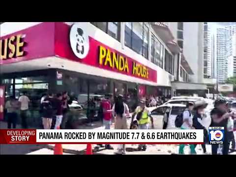 Panama rocked by magnitude 7.7, 6.6. earthquakes