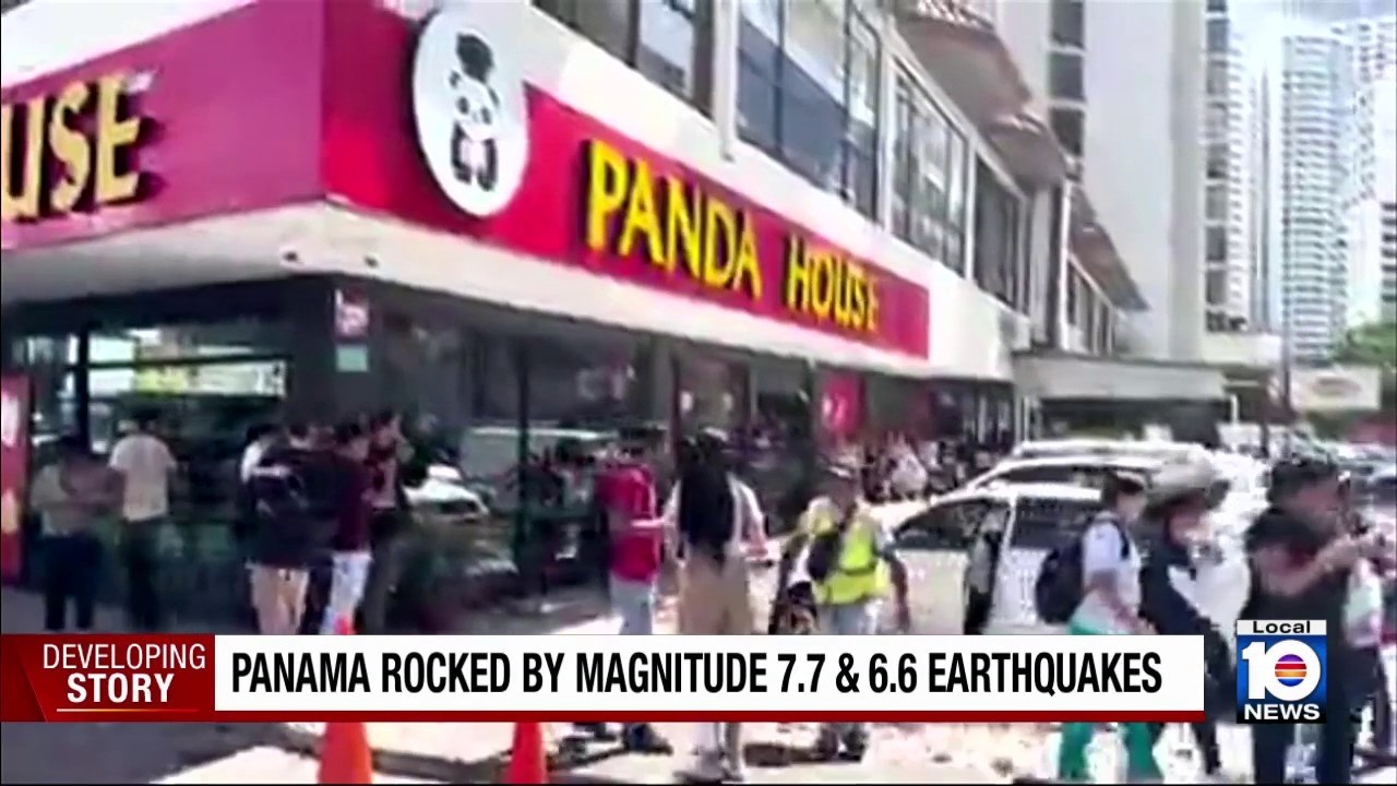 Panama Rocked by Magnitude 7.7, 6.6. Earthquakes