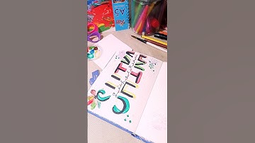 Name Lettering Ideas Brush Lettering #shorts #lettering #calligraphy