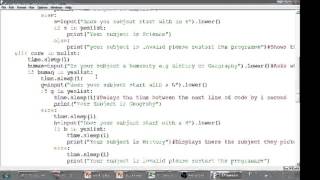 Python Tutorial 11 Looping your code back to the beginning using a procedure