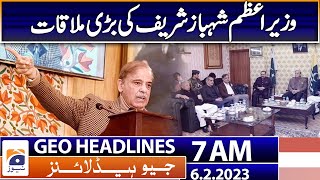 Geo News Headlines 7 AM | PM Shahbaz Big meeting  - Pervez Musharraf - IMF - 6 Feb 2023