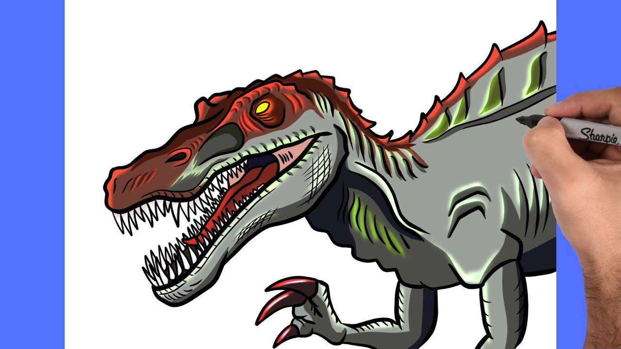 comment-dessiner-spinosaurus-de-jurassic-park-youtube