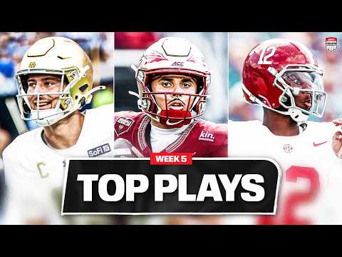 BEST PLAYS & MOMENTS from Week 5 of the 2026-27 college football season 🔥 | ESPN College Football