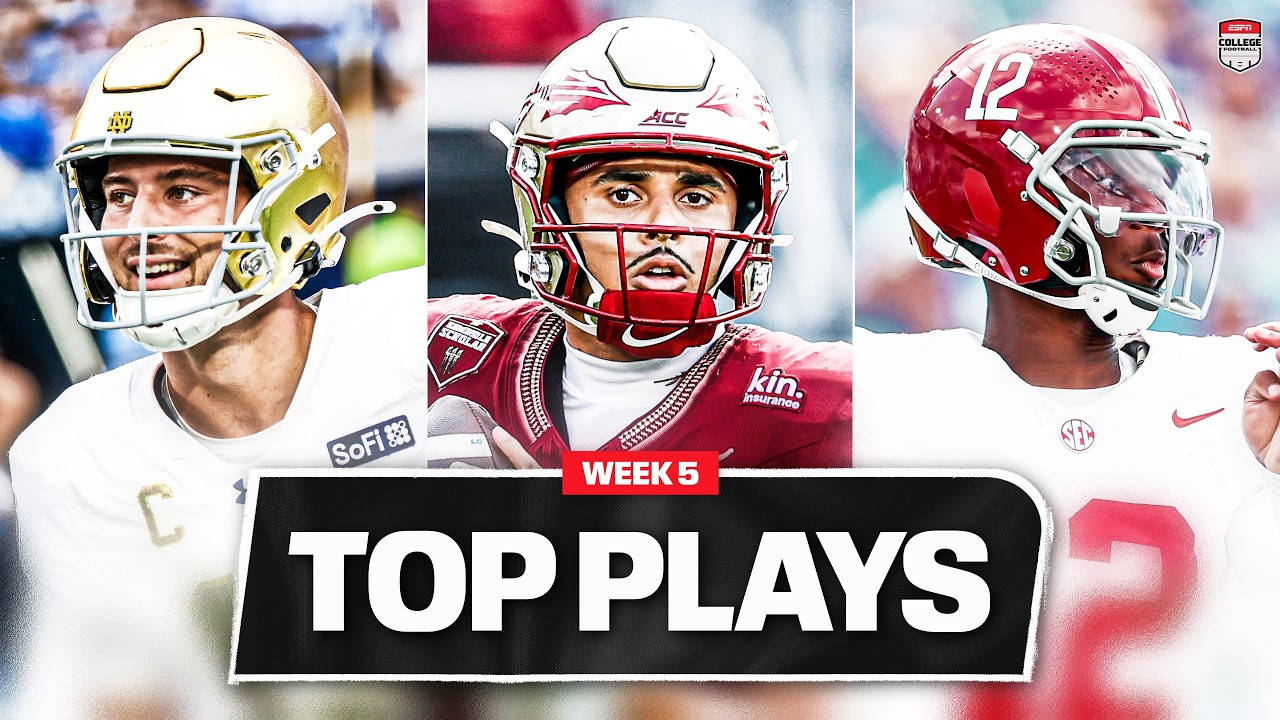 BEST PLAYS & MOMENTS from Week 5 of the 2026-27 college football season 🔥 | ESPN College Football