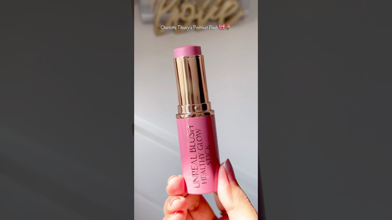 Unreal Radiance with Rosy Glow 🌸✨ The Charlotte Tilbury Unreal Blush Stick Rosy Glow 