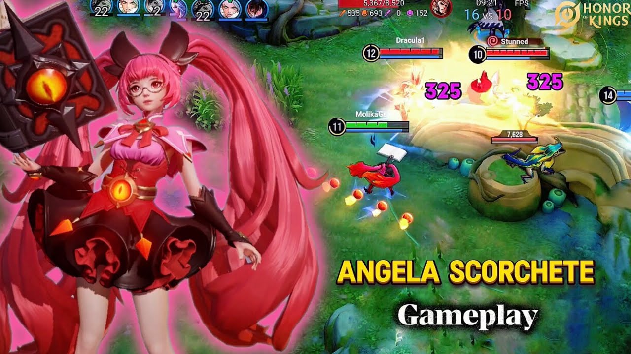 HOK: Best Midland Angel Scortchete | Honor Of Kings Gameplay🔥