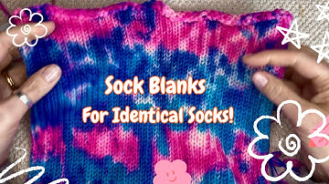 Hand Dyed Knitted SOCK BLANKS 🧦 What Are They & How To Use Them!
