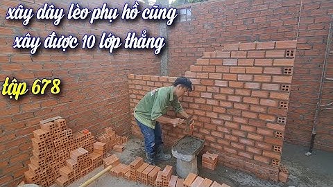 hướng dẫn xây tường bằng dây lèo đứng beautiful wall construction #678
