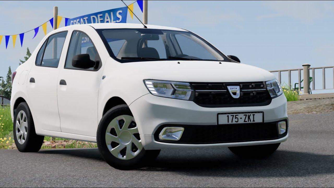 BeamNG drive  Dacia Logan 2 Facelift Ambiance Gameplay