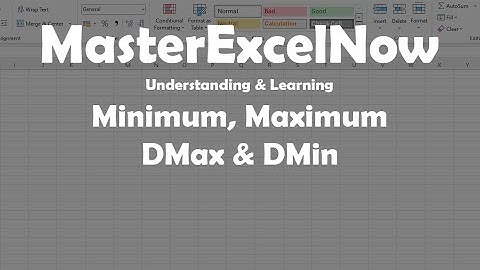 The ABSOLUTE BEST Way to Master DMax and DMin
