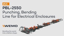 #45 Sheet metal Punching, Bending and Joining line video for Electrical Enclosures - WEMOMACHINES