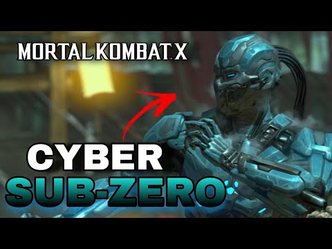 Mortal Kombat X - Como jogar com Cyber Sub Zero PERSONAGEM SECRETO 