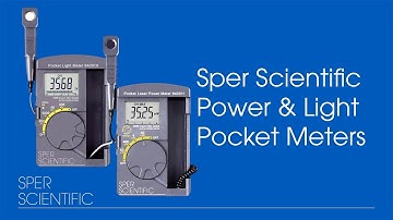 Sper Scientific Laser Power & Light Pocket Meters
