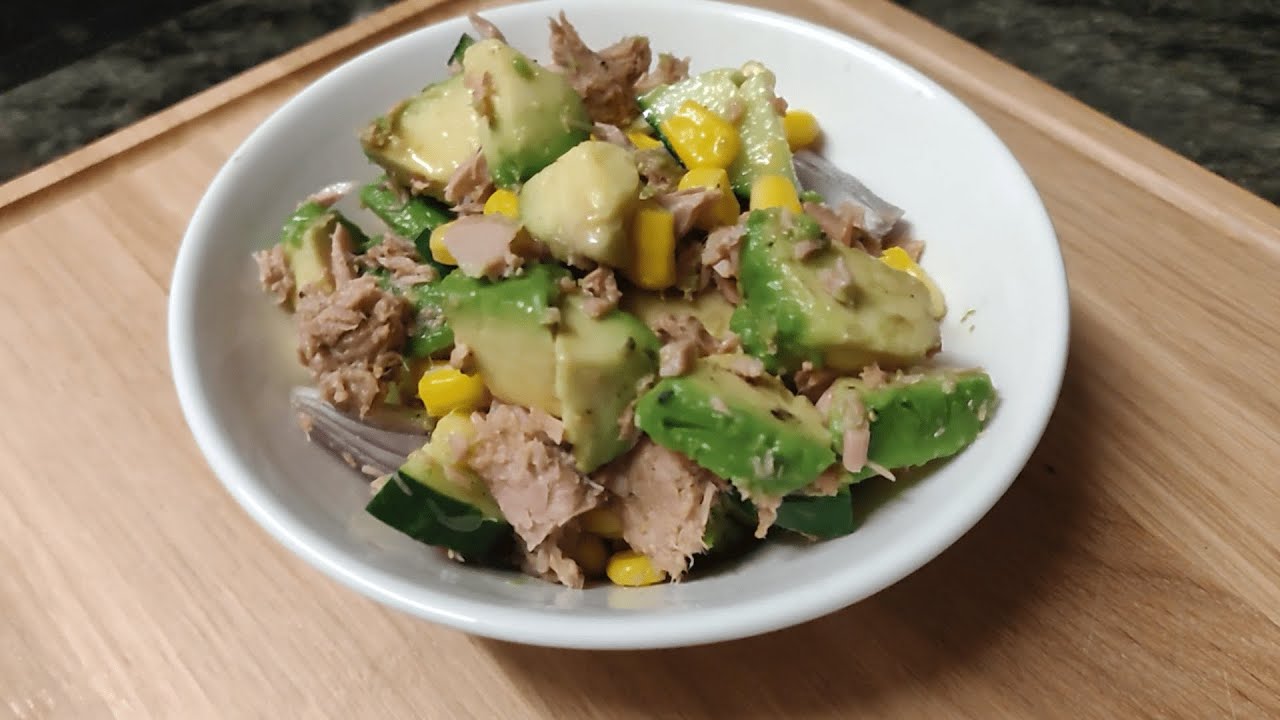 Tuna and Avocado Salad │ Low Carb Meal │ Healthy YouTube