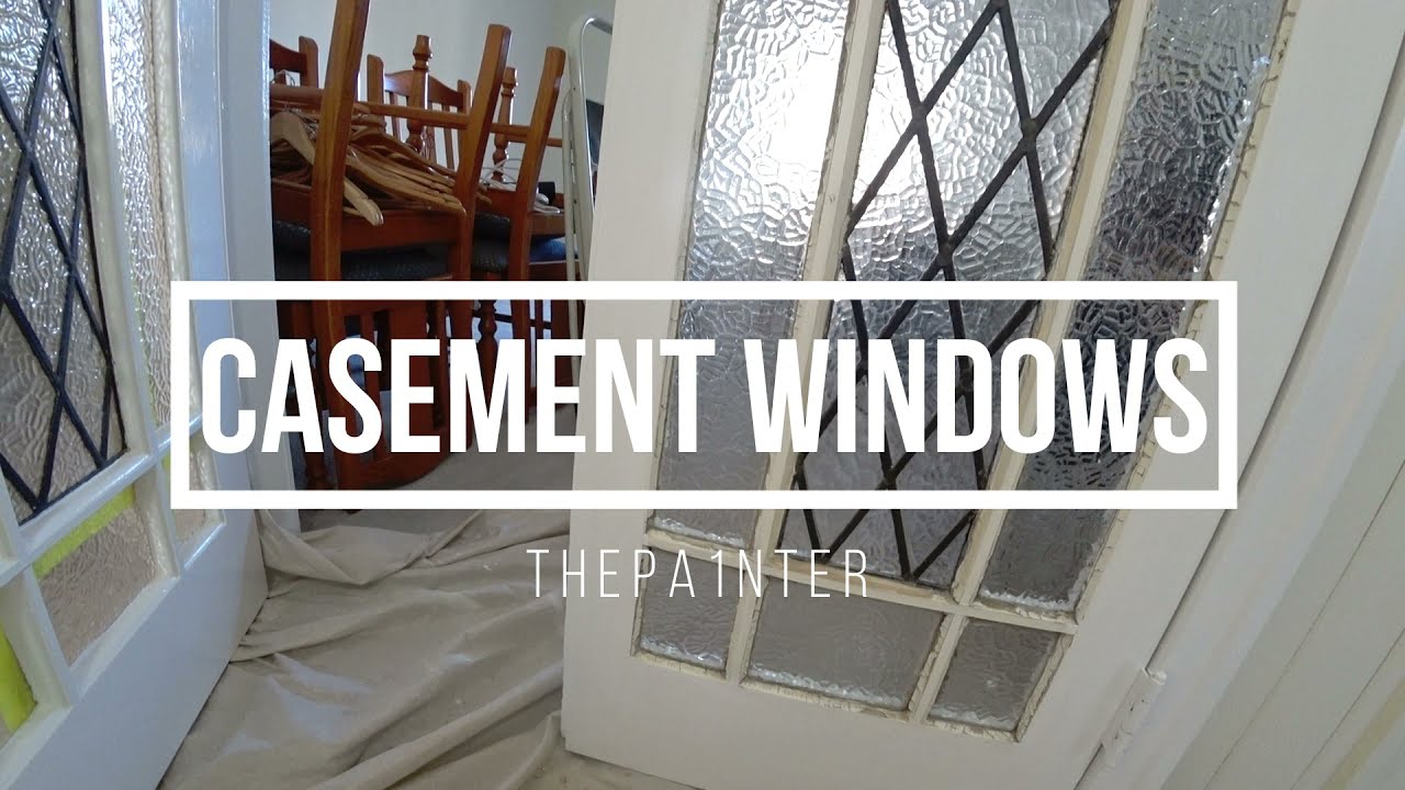 Painting casement windows with oil based undercoat YouTube