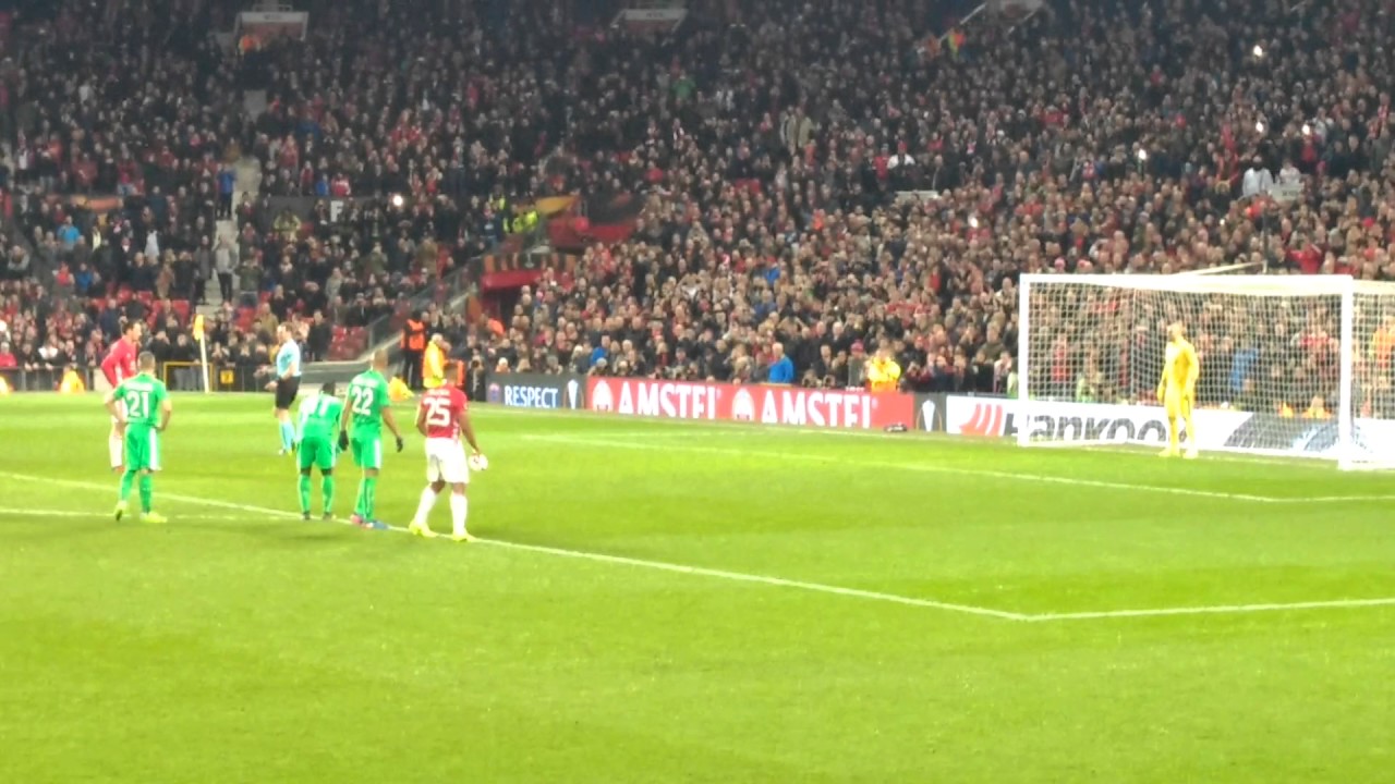 Zlatan Ibrahimovic penalty Manchester United vs Saint Etienne