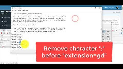 Fixed "GD Library extension not available with this PHP installation" on XAMPP
