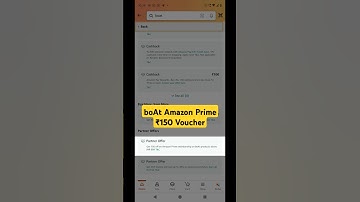 Boat Amazon Prime ₹150 Voucher #2024 #shorts #amazonprime