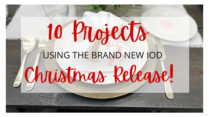 10 Projects Using Christmas 2022 IOD - Iron Orchid...