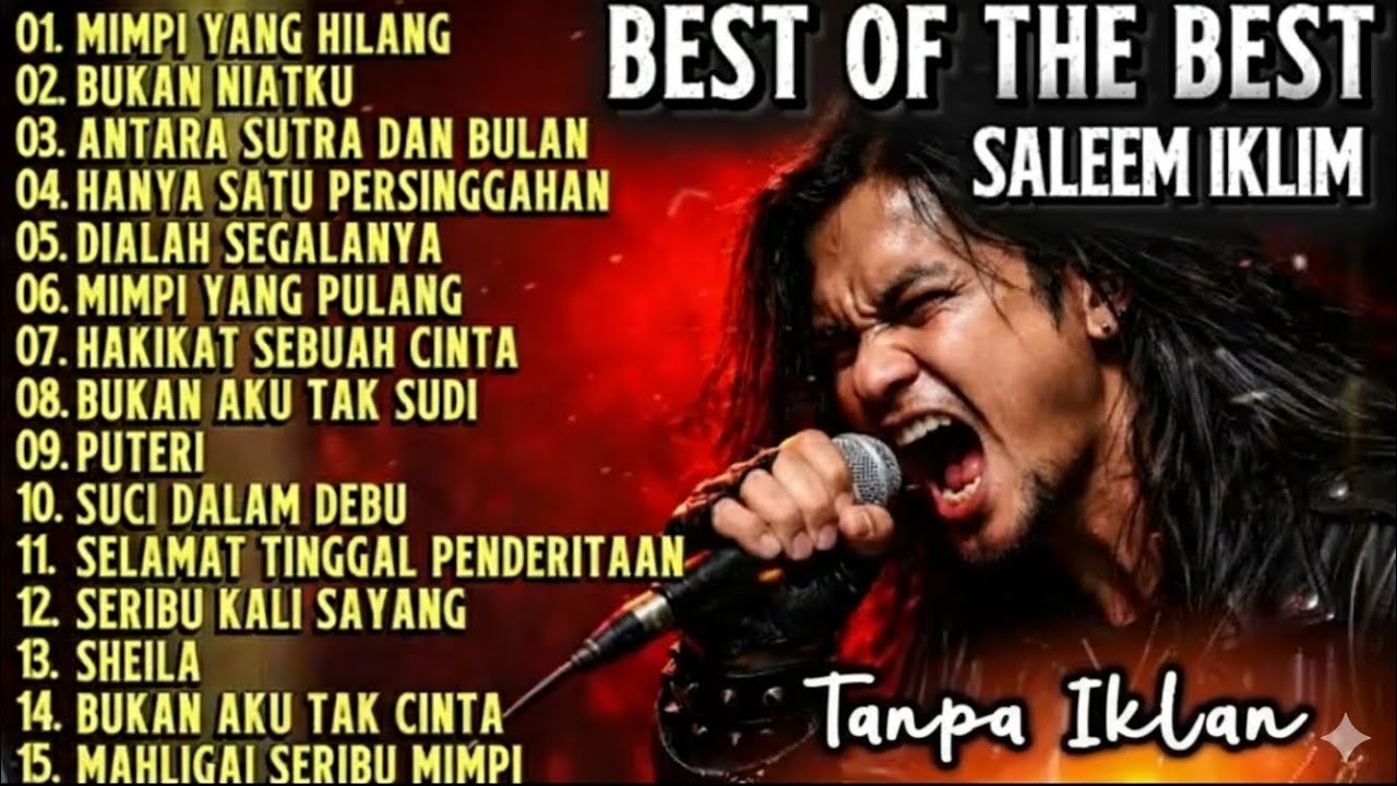 Best of the best Saleem Iklim | lagu malaysia legendaris 