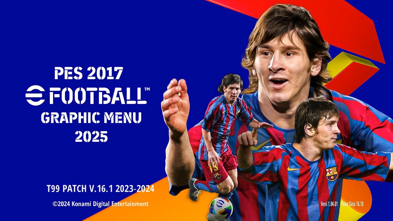PES 2017 New eFootball Graphic Menu 2025 - YouTube