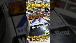 Minaitura UT Models - Mercedes-Benz C-Class Prata F1 Safety Car - Escala 1/18 Antiga Raridade
